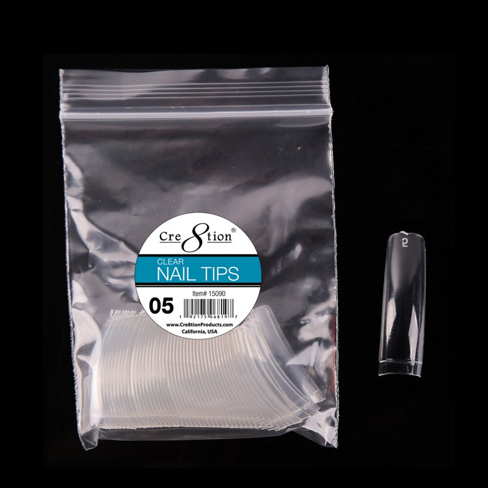 Nail False Tip Bag Clear 5,000pcs