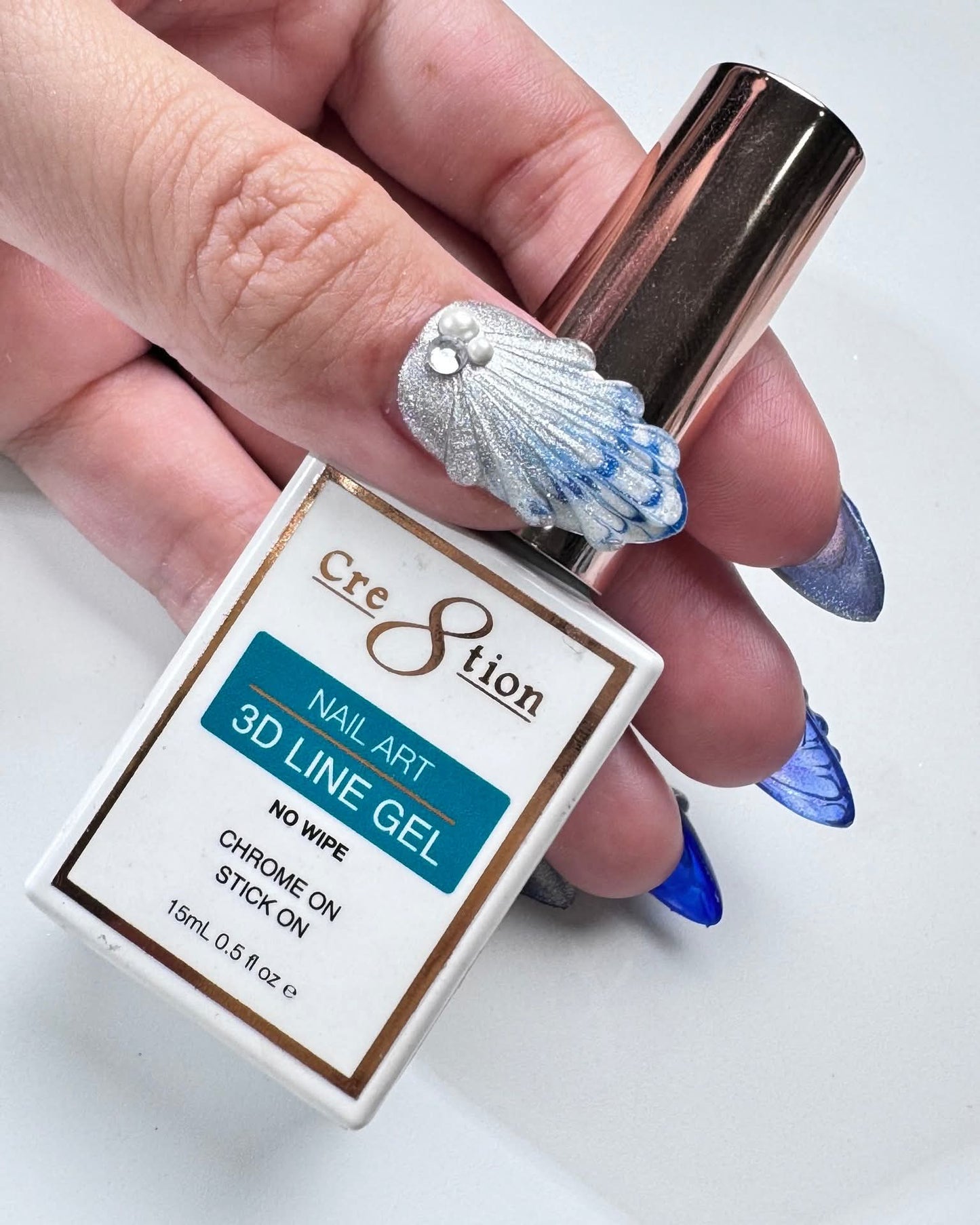 Cre8tion 3D Line Gel - No wipe Gel Nail Art 15ml
